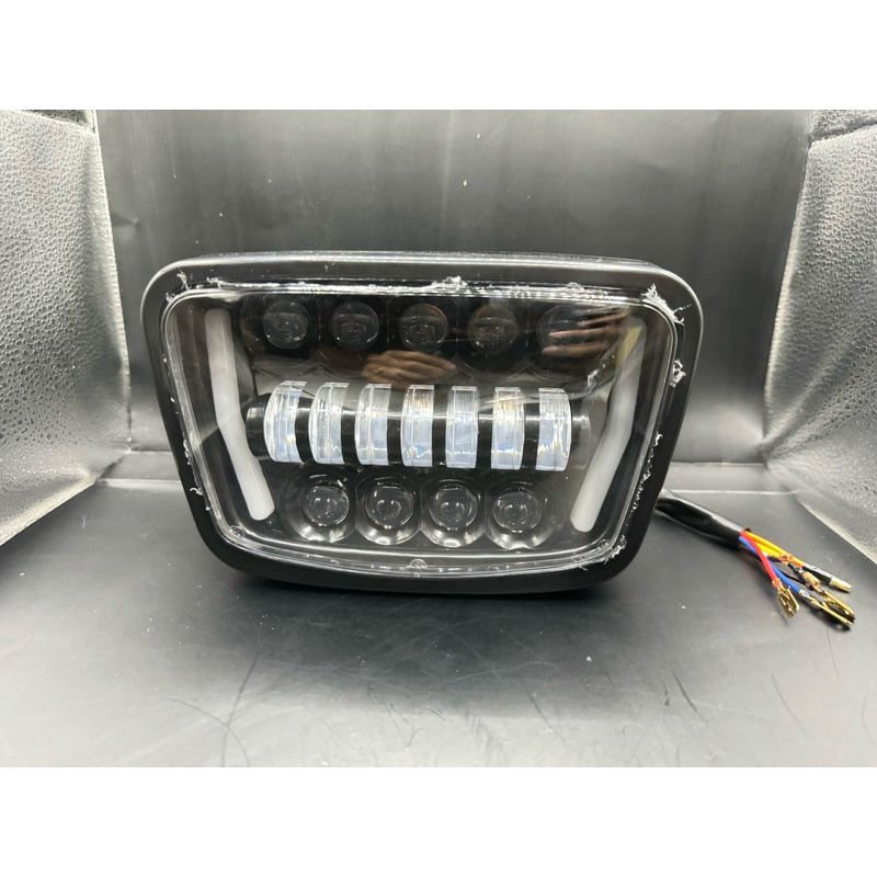 Jual PROMO LAMPU DEPAN RX KING KOTAK SET BATOK 16 MATA LED GL 100 WIN ...