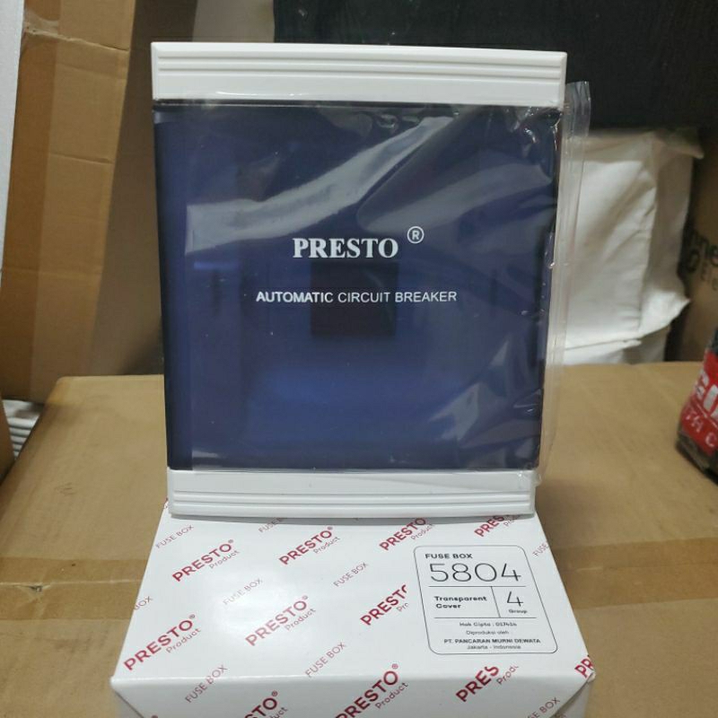 Jual Box mcb presto fuse box 4 group 5804 | Shopee Indonesia