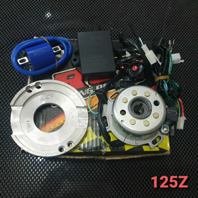 Jual magnet racing pengapian racing RC3 komplit berikut cdi, koil ...