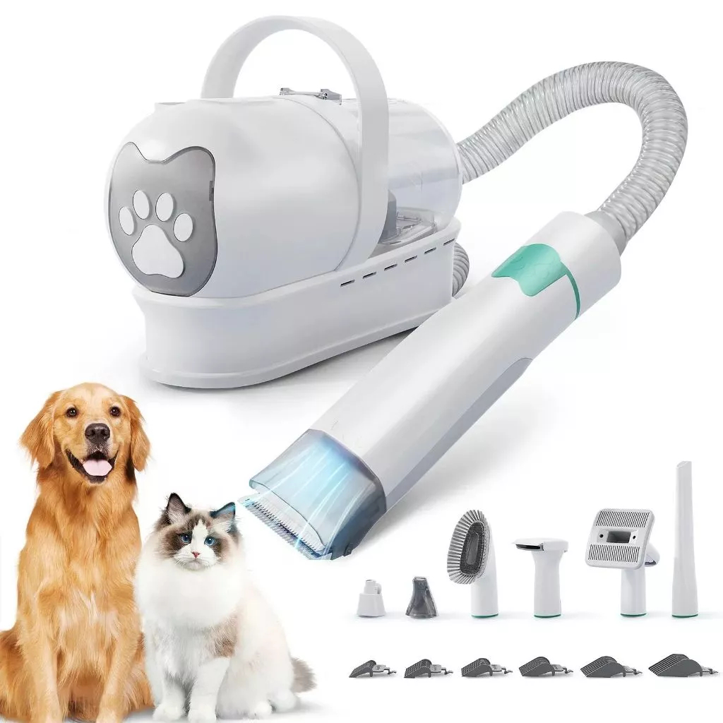Jual Grooming Vacuum Cleaner Trimmer Groomer Clipper Portable Pet ...