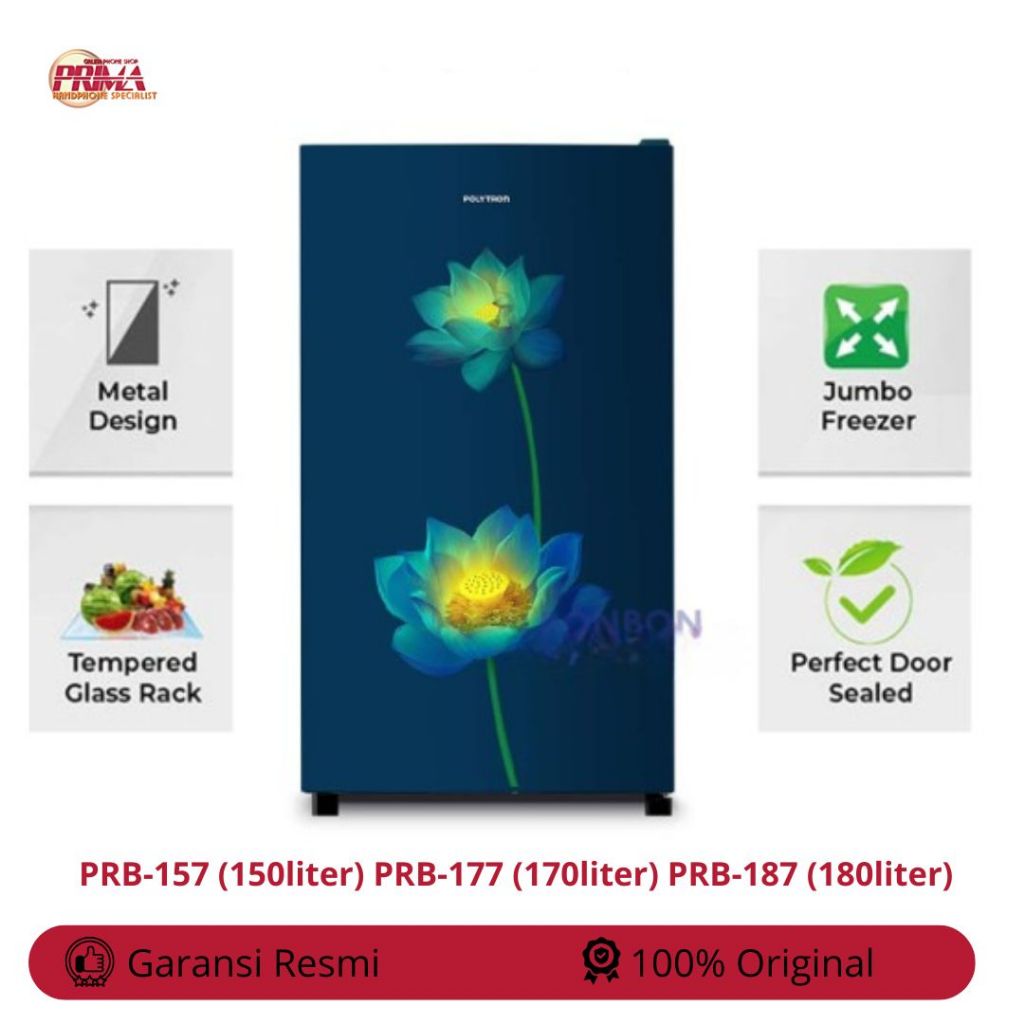 Jual JUAL KULKAS POLYTON 1 PINTU PRB 157 150 LITER, PRB 177 170 LITER ...