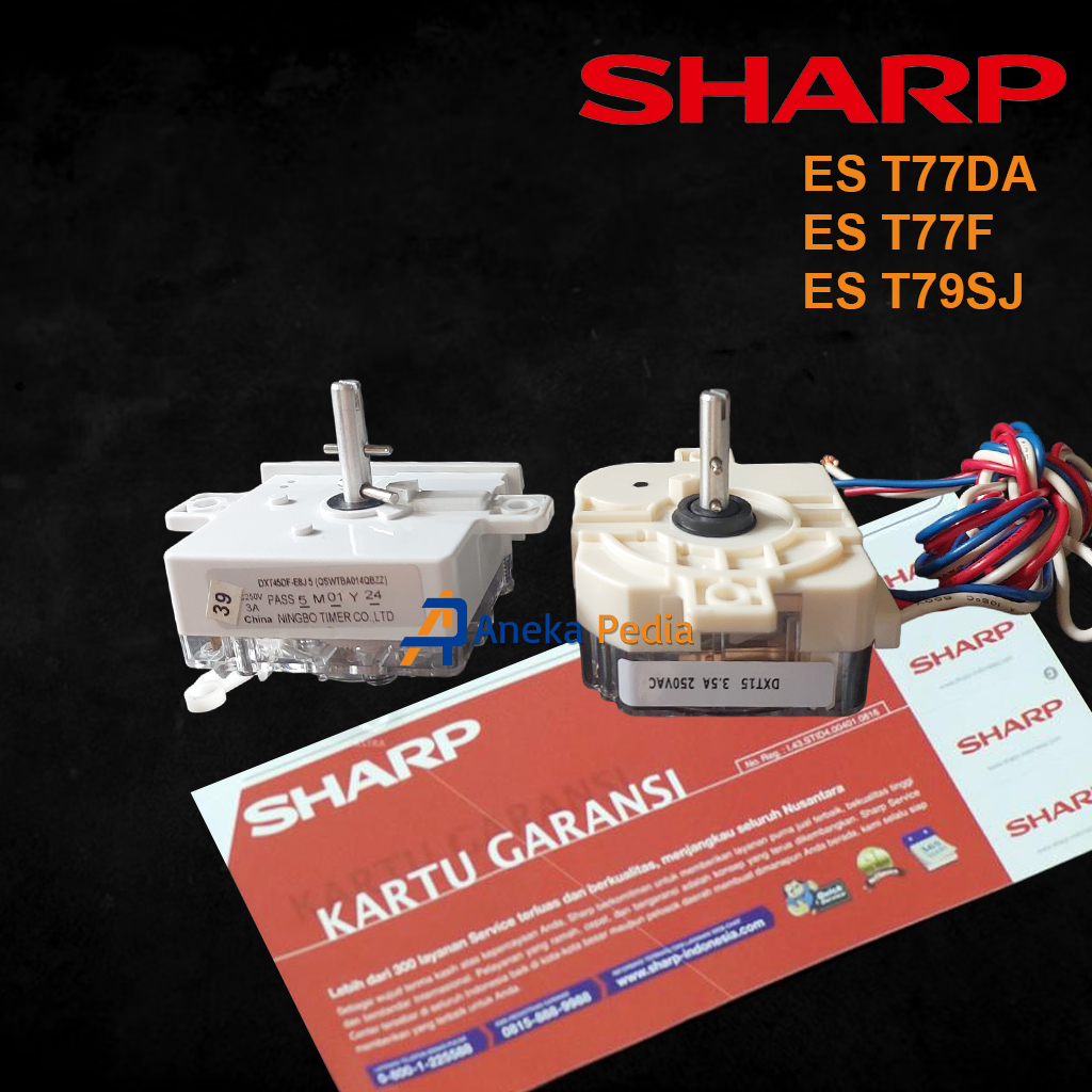 Jual ORIGINAL SHARP ES T77 T79 F DA SJ Timer Wash Pencuci Mesin Cuci 2 ...