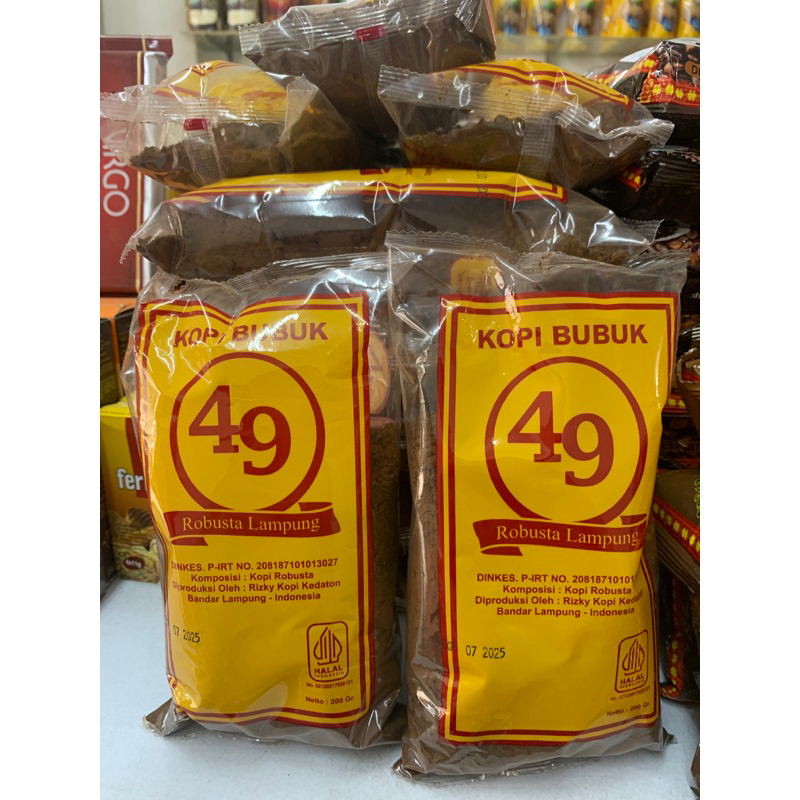 Jual KOPI BUBUK 49 ROBUSTA LAMPUNG-KOPI ENAK-KOPI-SEMBAKO MURAH-KOPI