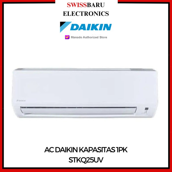 Jual MANADO - AC DAIKIN STKQ25UV FLASH INVERTER KAPASITAS 1 PK (UNIT