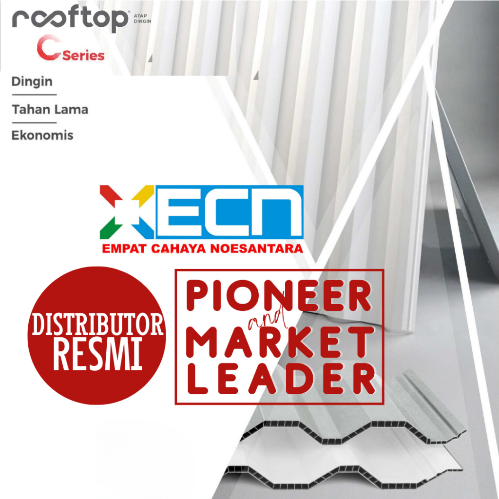 Jual ATAP DINGIN UPVC ROOFTOP TIPE C-SERIES GARANSI 15 tahun ATAP ...