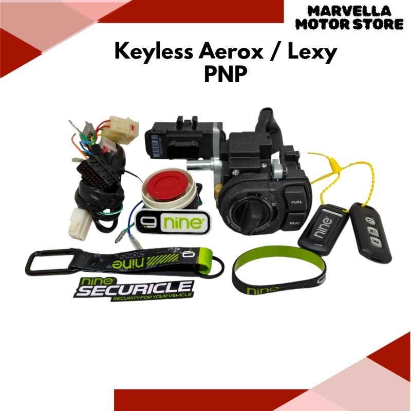 Jual Keyless Remote Securicle 9 nine Luminos Aerox Aerox New Aerox Old ...