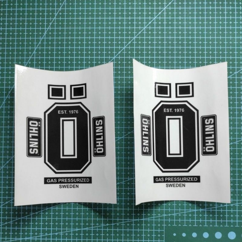 Jual Sticker stiker shock USD Ohlins Gass Pressurized | Shopee Indonesia