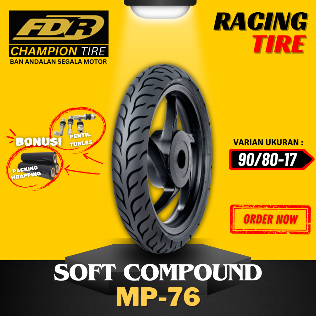 Jual [READY COD] BAN FDR SOFT COMP SPORT MP76 ( 90/80-14 & 100/80-14 ...
