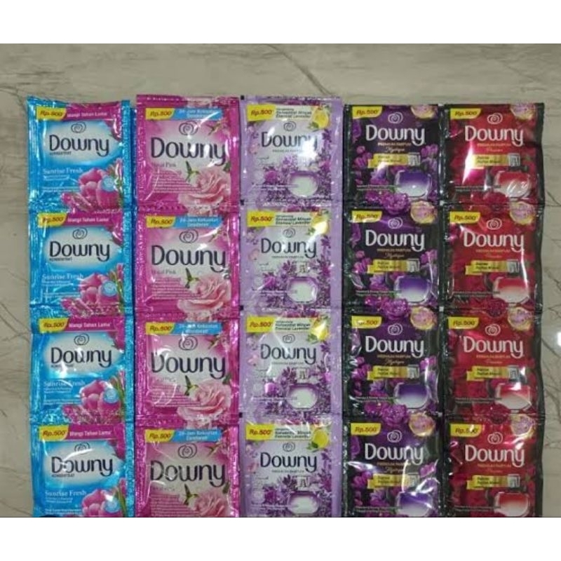 Jual Downy Pewangi Pakaian 500 1 renteng isi 12 | Shopee Indonesia