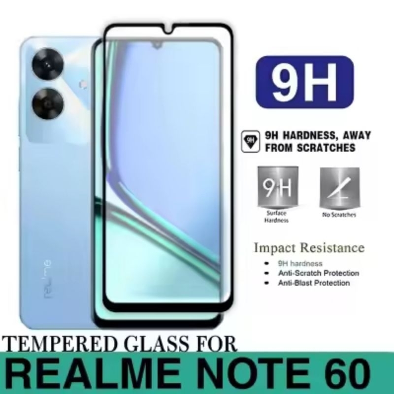 Jual TEMPERED GLASS FULL COVER REALME NOTE 60 / NOTE 60X | Shopee Indonesia
