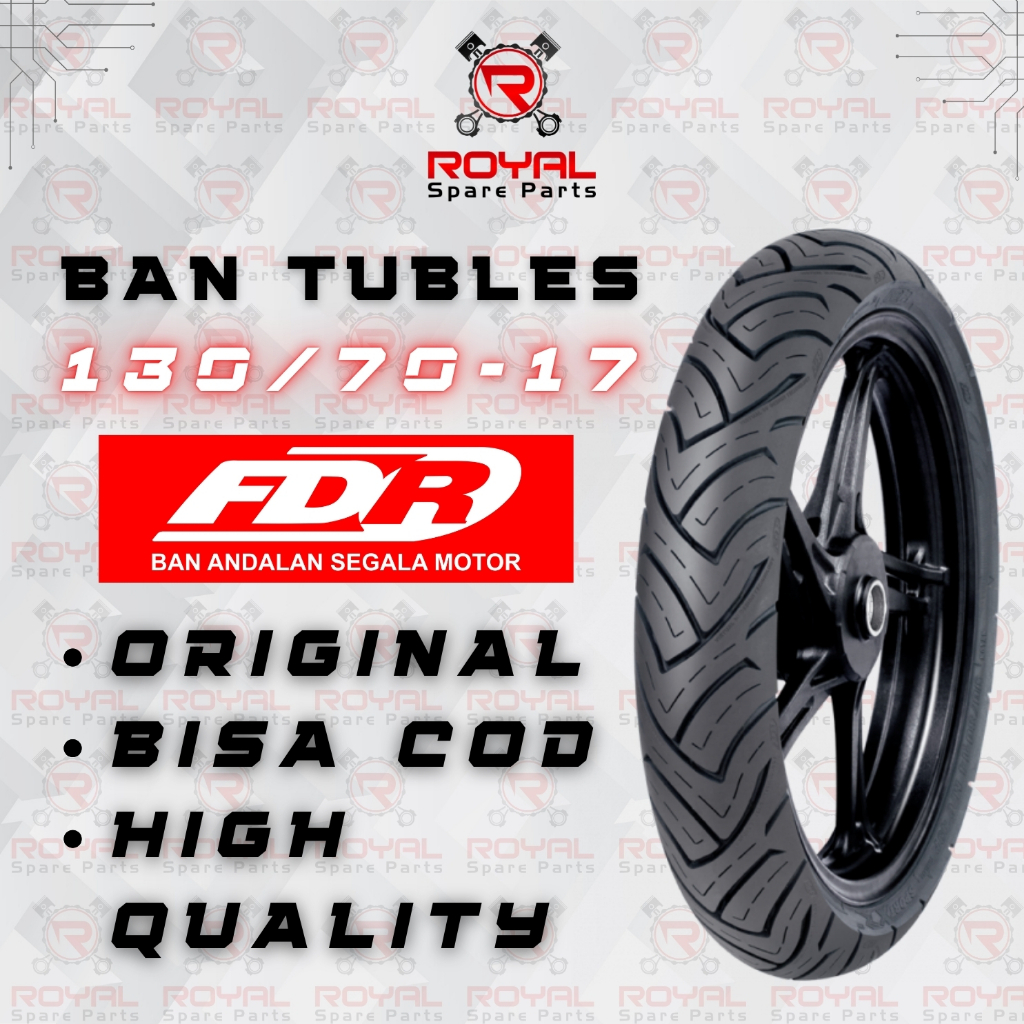 Jual BAN LUAR TUBLES FDR 130/70-17 SPORT XR ORIGINAL FDR | Shopee Indonesia