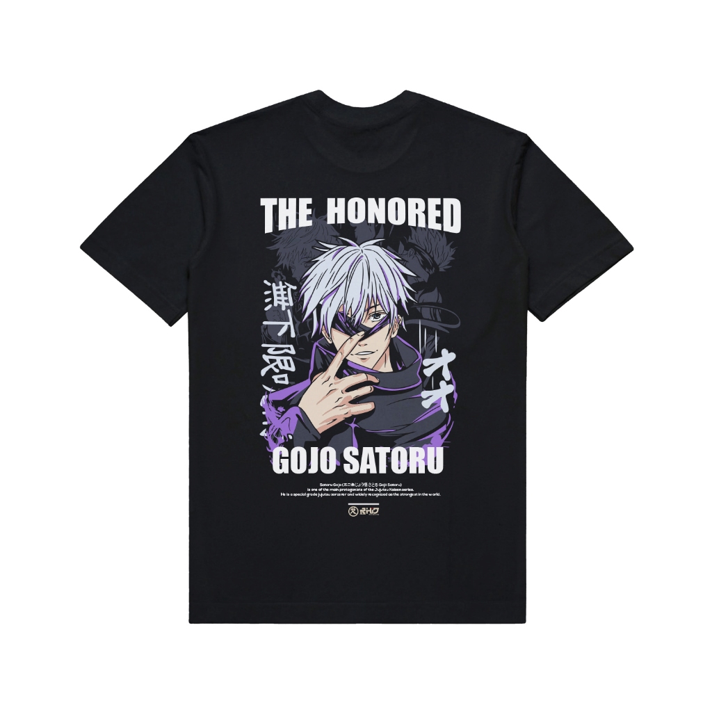 Jual RHID - Kaos Anime Jujutsu Kaisen The Honored Gojo Satoru Coton 24s ...