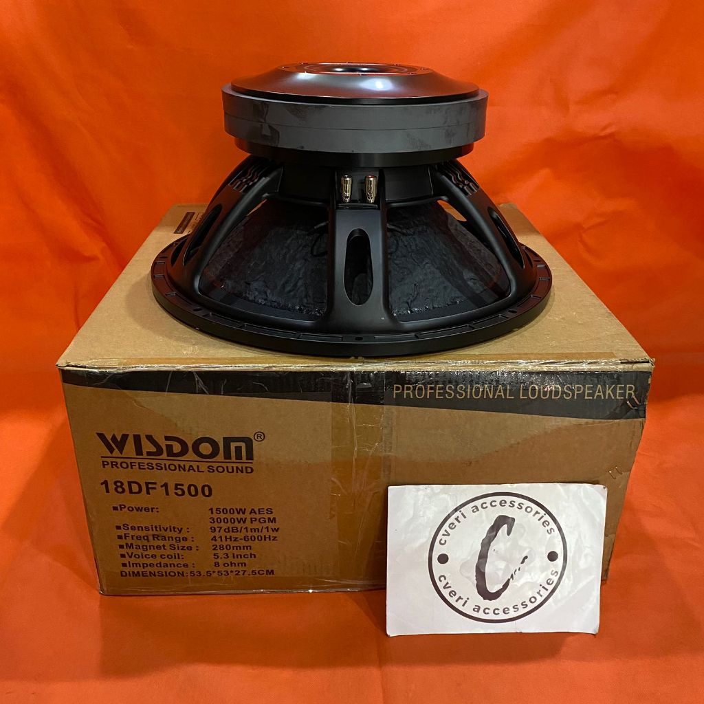 Jual Wisdom Component Speaker 18DF1500 18-inch Speaker Komponen 18 ...