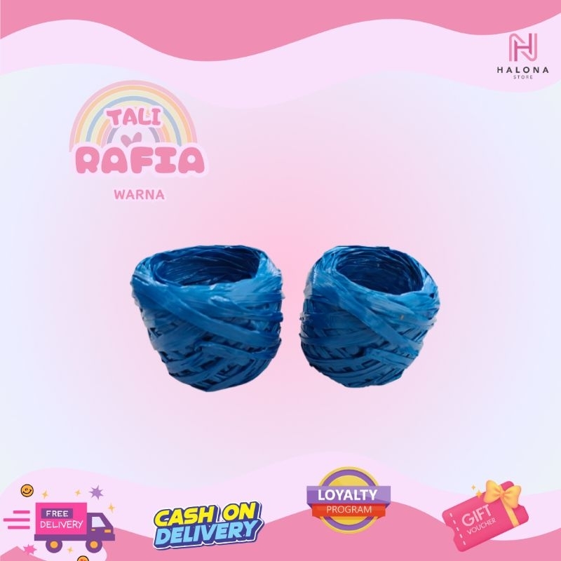 Jual [1 Pack isi 10] Tali Rafia warna | Shopee Indonesia