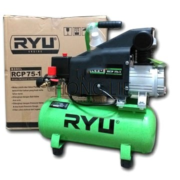 Jual RYU RCP75-1 RCP 75-1 KOMPRESOR 3/4HP 0.75HP 10LITER PORTABLE ...