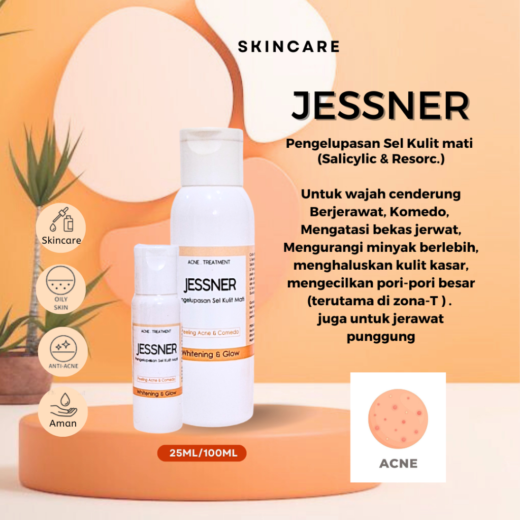 Jual JESSNER Peeling. PENGELUPASAN kusam. Acne Skin. mengatasi jerawat ...