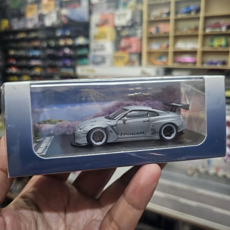 Jual fuji 64 scale pandem rocket bunny torn nissan GTR R35 fighter grey ...