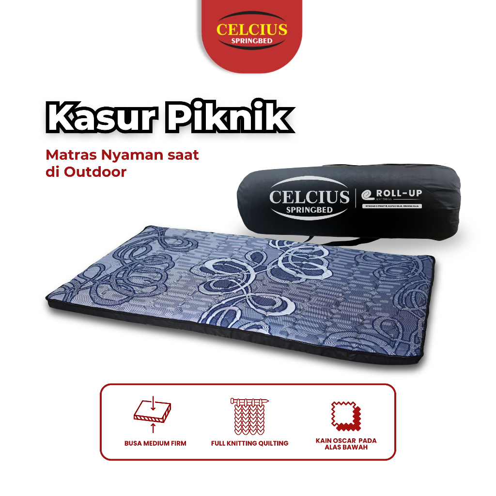 Jual Celcius Travel Mattress X X Cm Travel Bed Kasur Gulung Lipat Lantai Kasur