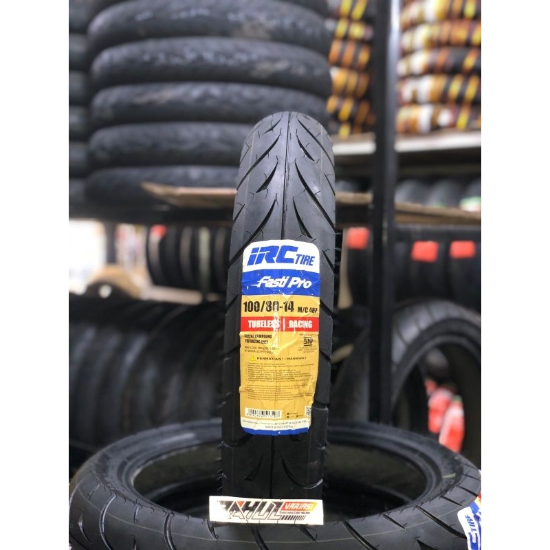 Jual BAN IRC FASTI PRO UK 100/80 RING 14 FOR MATIC | Shopee Indonesia