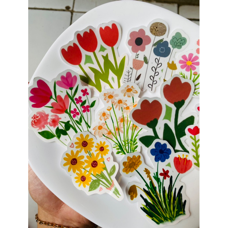 Jual STARLY - BUNGA1 STIKER BUNGA STIKER FLOWER STIKER TANAMAN STIKER ...