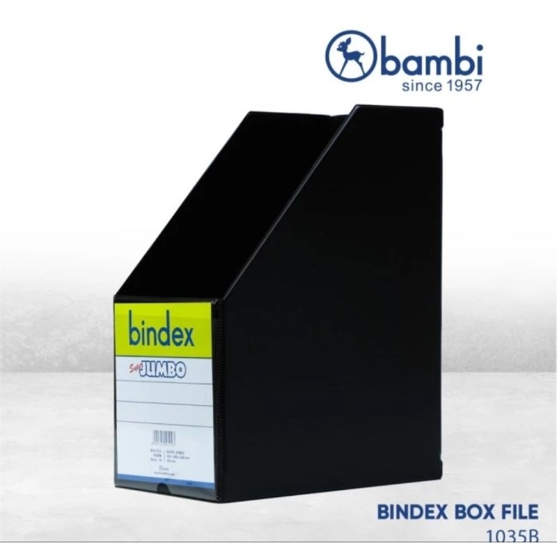 Jual Bindex Box File Magazine Jumbo kode 1034B warna Biru, Hitam - Box ...