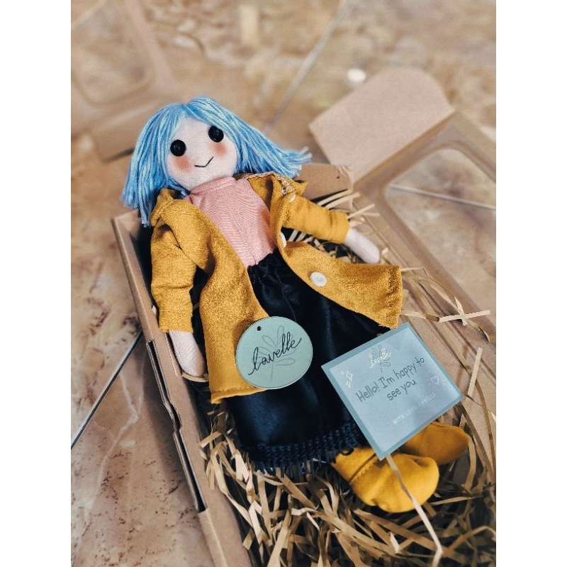 Jual Boneka Ragdoll Coraline 30cm | Boneka Kain Coraline by Lavelle ...