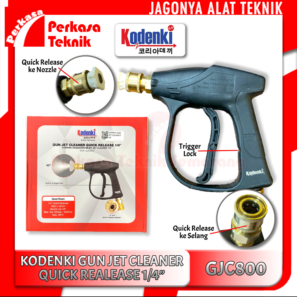 Jual KODENKI GJC800 Gun Washer Jet Cleaner QUICK RELEASE 1/4” x M22 ...