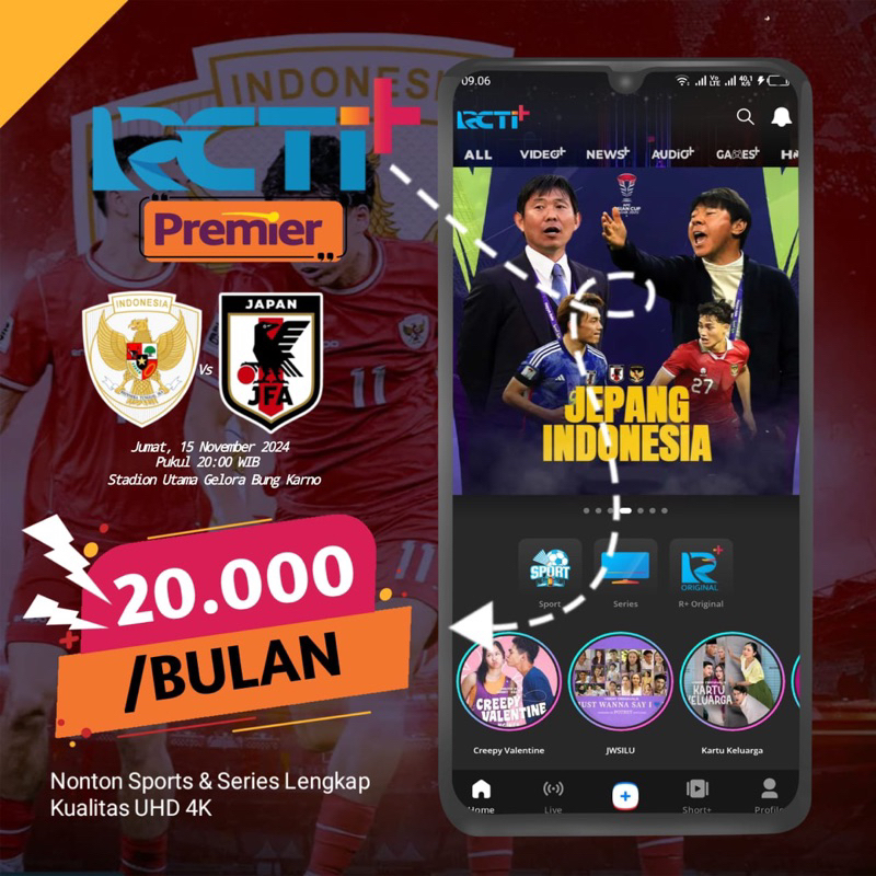 Jual PAKET RCTI+ VISION+ PLUS PREMIUM SHARE & PRIVATE | Shopee Indonesia