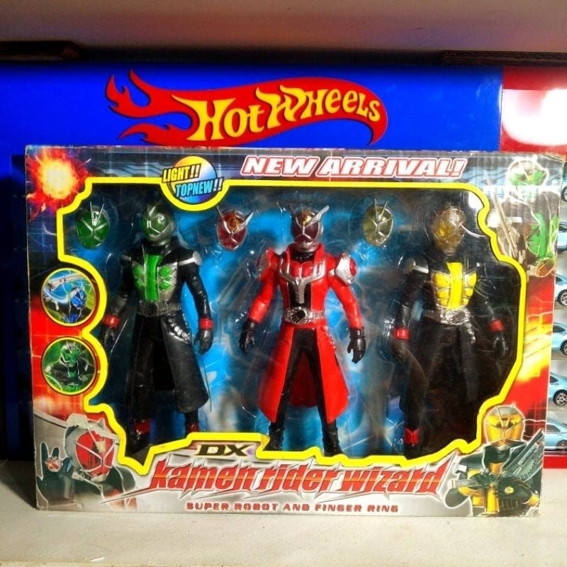 Jual ACTION FIGURE KAMEN RIDER WIZARD MERAH KUNING HIJAU | Shopee Indonesia