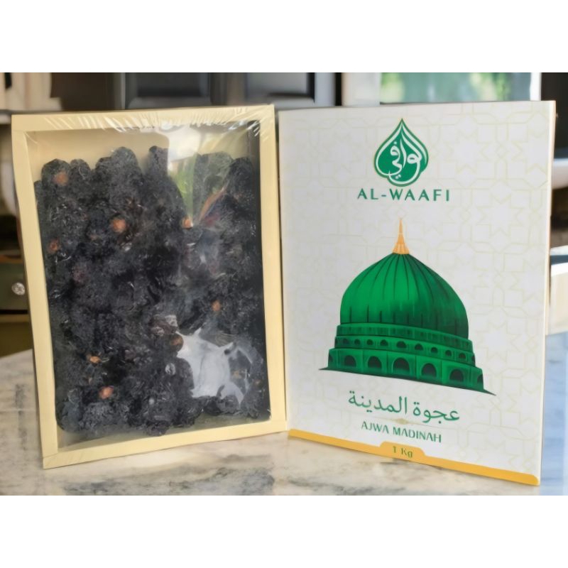 Jual KURMA AJWA AL WAAFI MADINAH PREMIUM @1KG | Shopee Indonesia