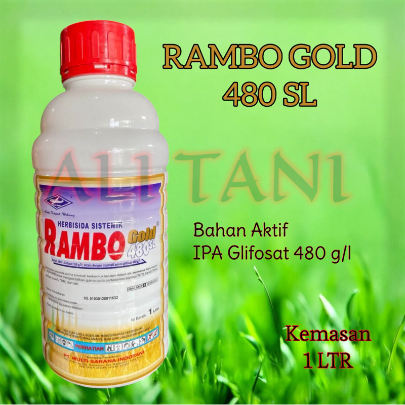 Jual Herbisida Sistemik RAMBO GOLD 480SL Kemasan 1L | Shopee Indonesia