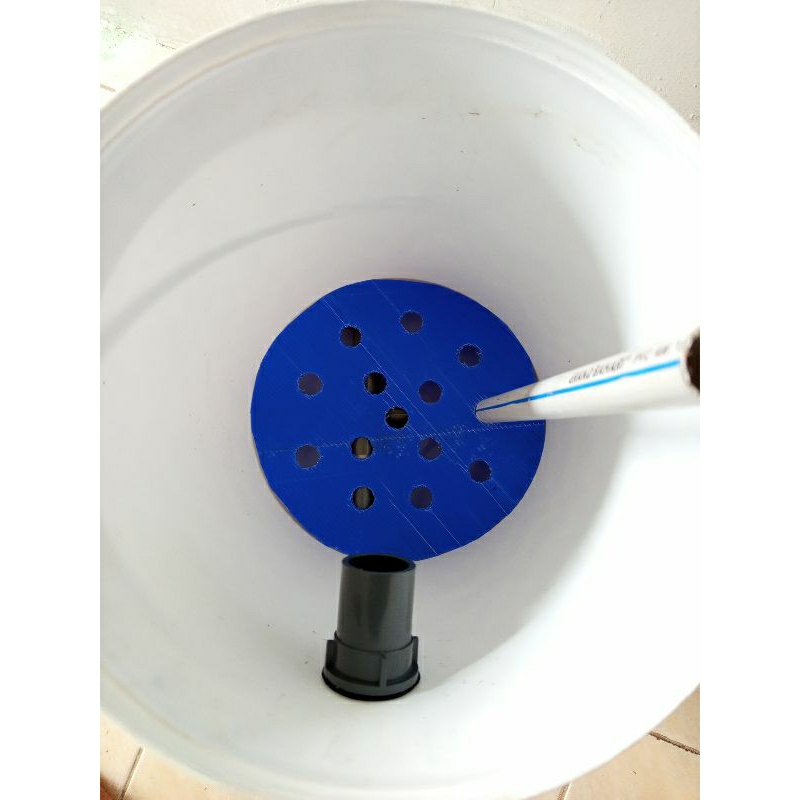 Jual EMBER FILTER KOLAM IKAN FILTER AQUARIUM MODEL EMBER PUTIH -+25L ...