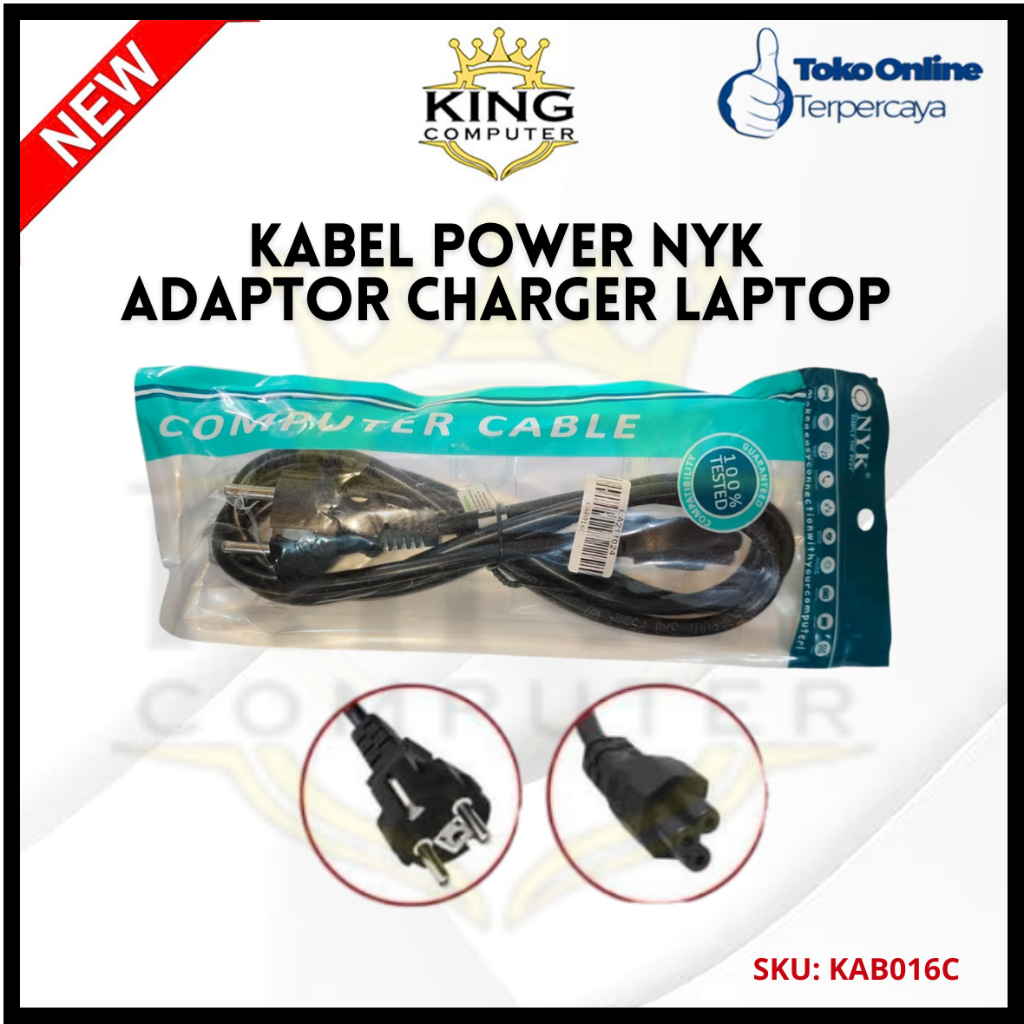 Jual KABEL POWER ADAPTOR-KABEL POWER CHARGER LAPTOP-KABEL POWER ...