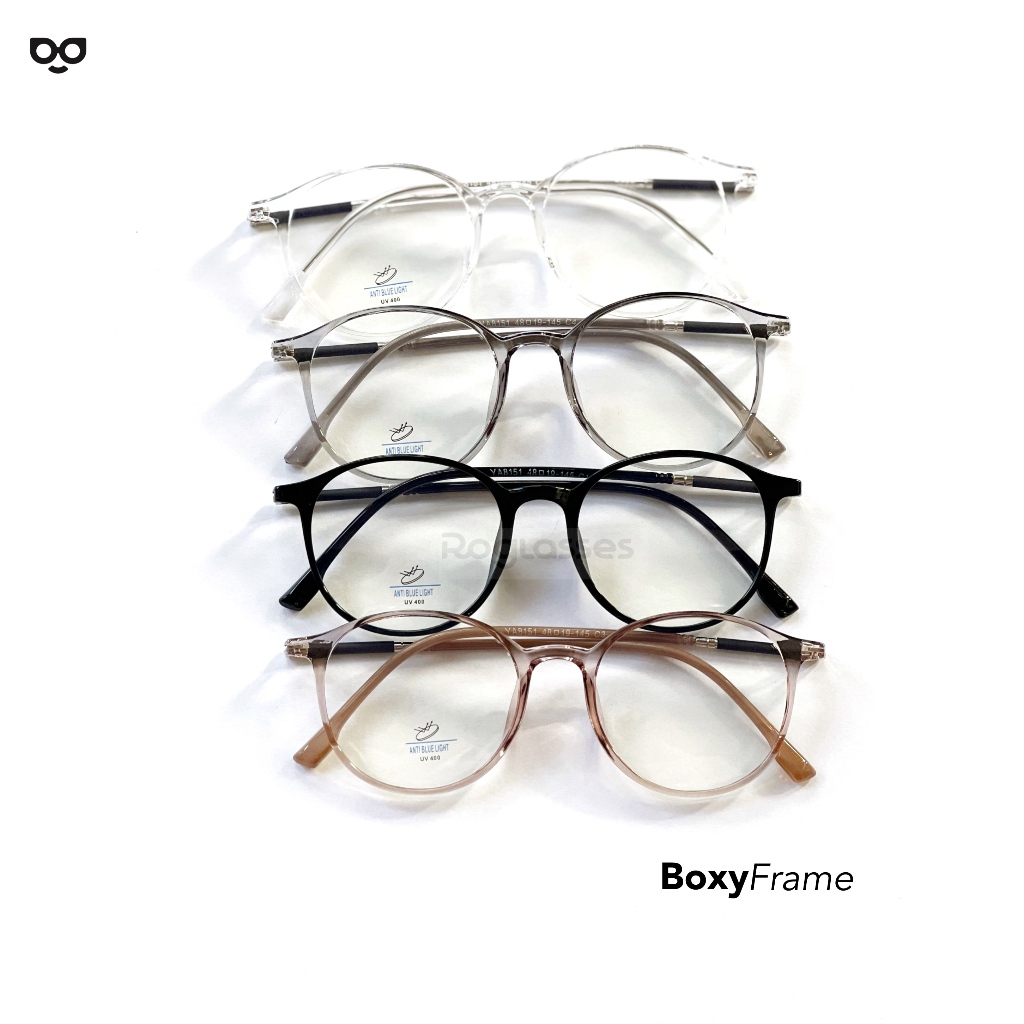 Jual Roglasses - Boxy Frame kacamata unisex pria dan wanita bisa custom ...