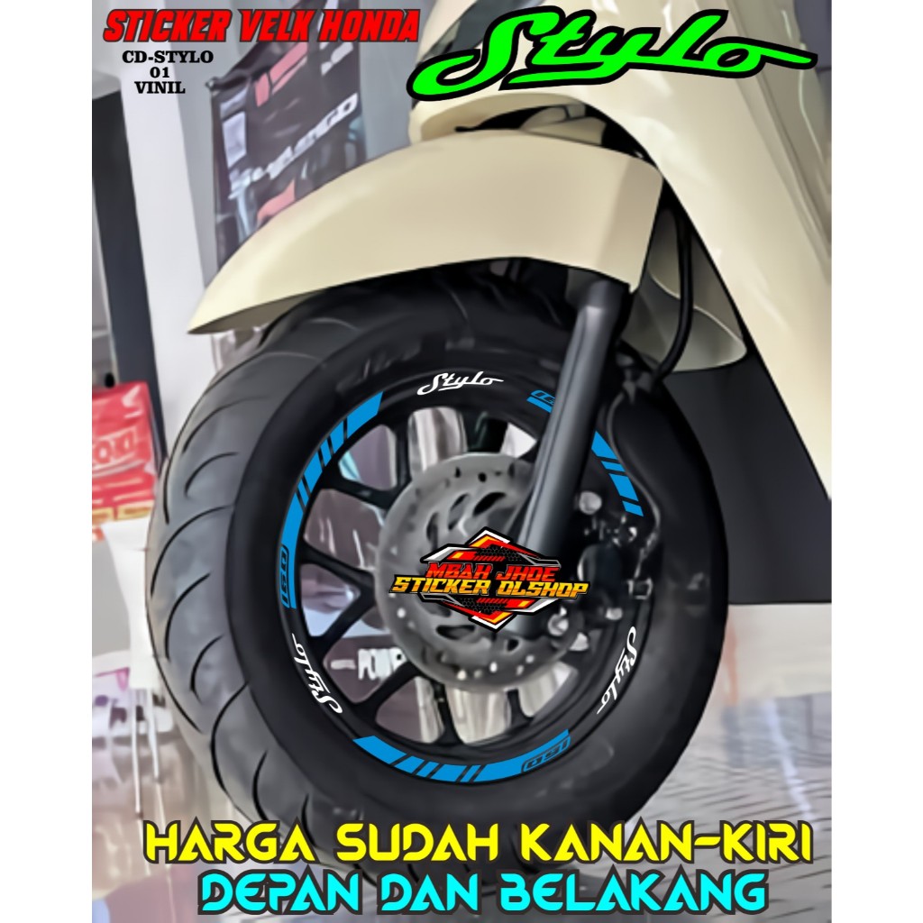 Jual STICKER VELK CUSTOM HONDA STYLO 160 | Shopee Indonesia