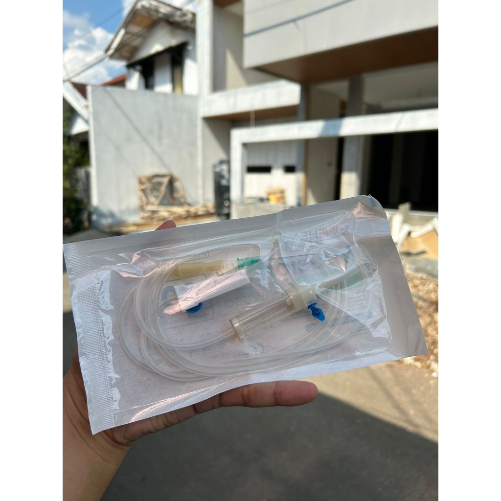 Jual Onehealth Infus Set Y Infusion Lengkap Type Y Jarum Infus Anak ...