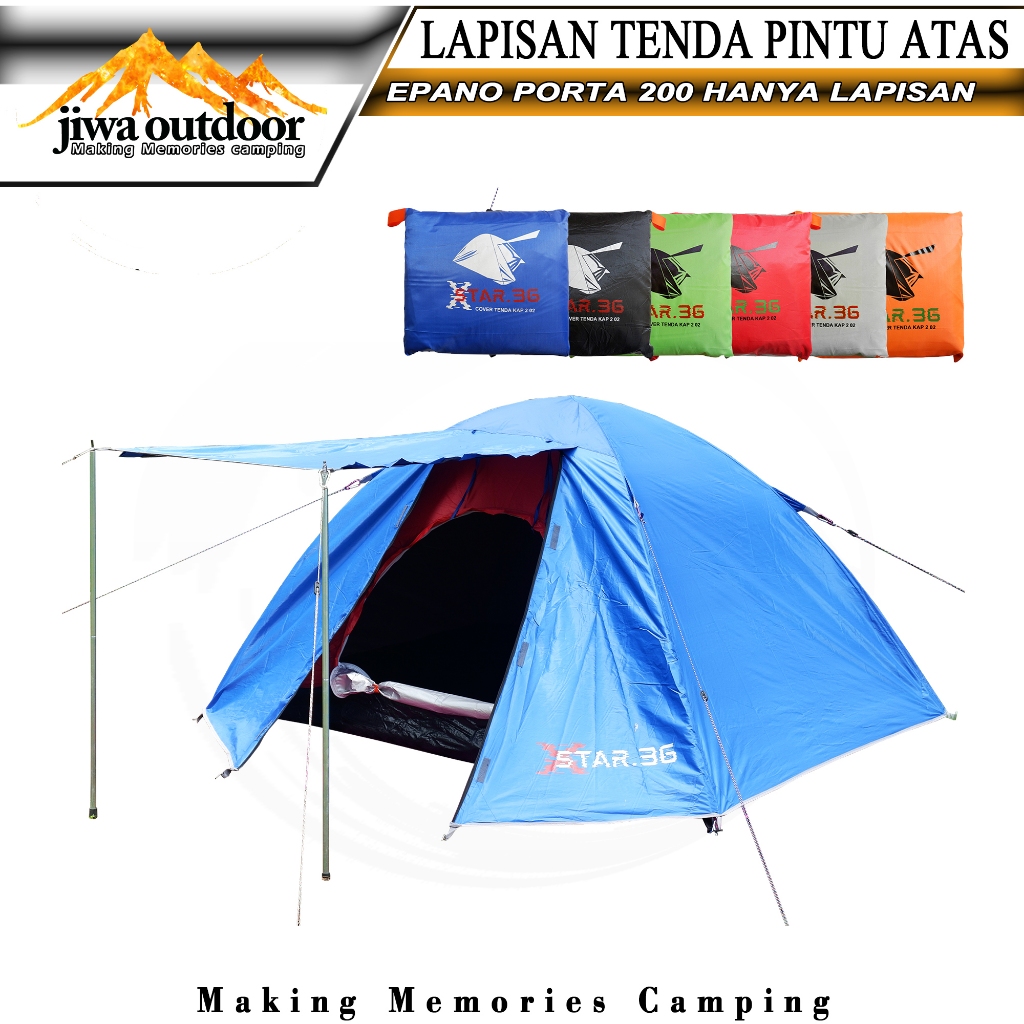 lapisan tenda pintu atas waterproof cover tenda pintu 200 hanya lapisan tenda kap 2 epano porta 200