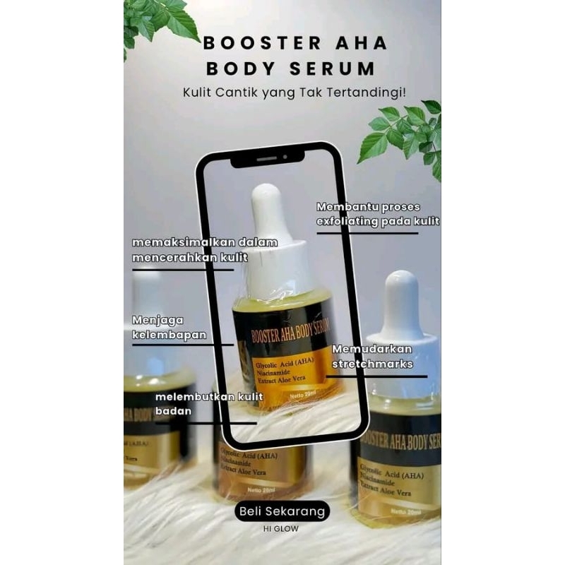 Jual BODY SERUM/SERUM BADAN - BOOSTER SERUM AHA BHA UNTUK MENGHILANGKAN ...