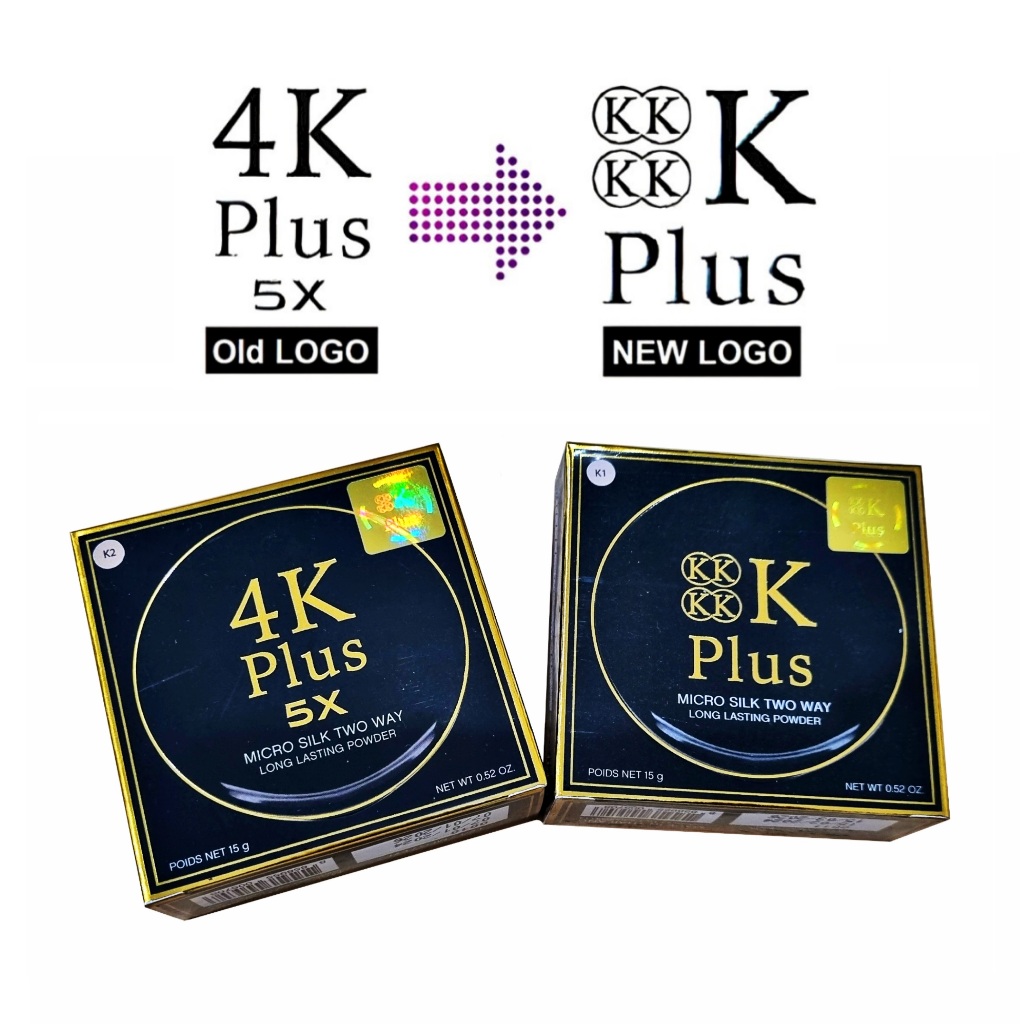 Jual 4K PLUS MICRO SILK TWO WAY LONG LASTING POWDER 15g - COMPACT ...
