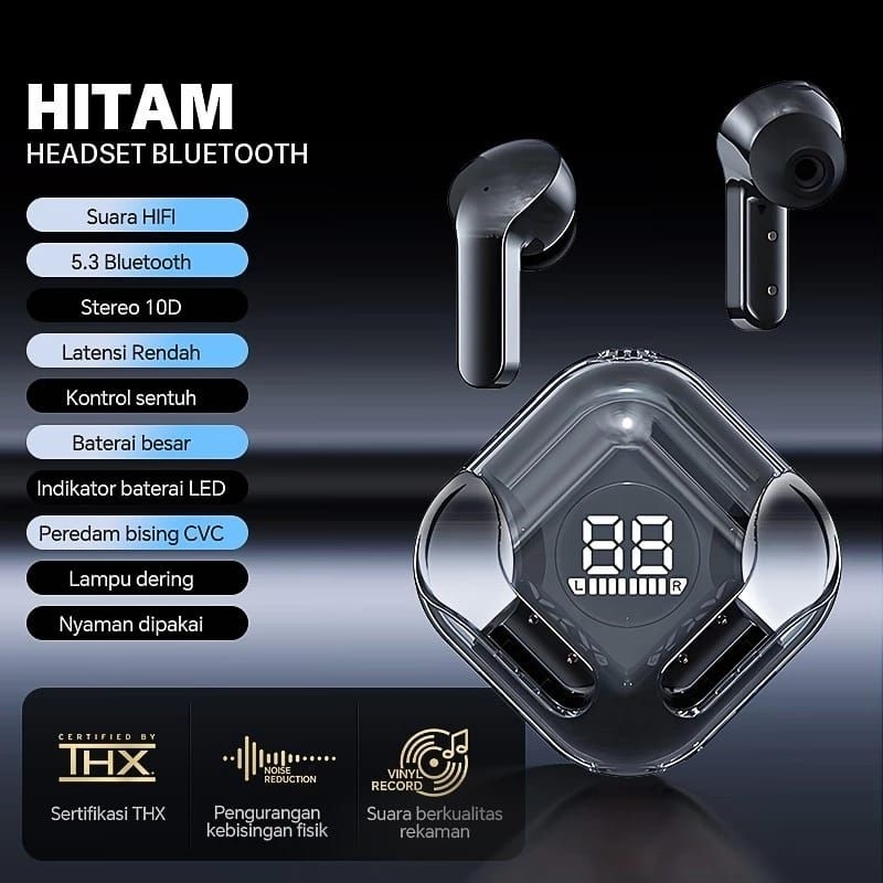 Jual EC Headset bluetooth FULL BASS AIR31 TWS Bluetooth 5.3 Headset ...