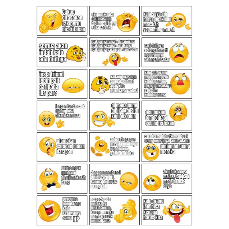 Jual sticker meme 21 pcs | Shopee Indonesia