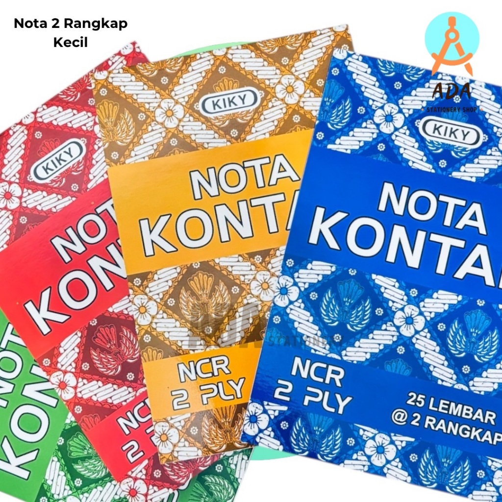 Jual BUKU NOTA NCR KIKY 2 PLY KECIL 25 LEMBAR/ 2RANGKAP | Shopee Indonesia