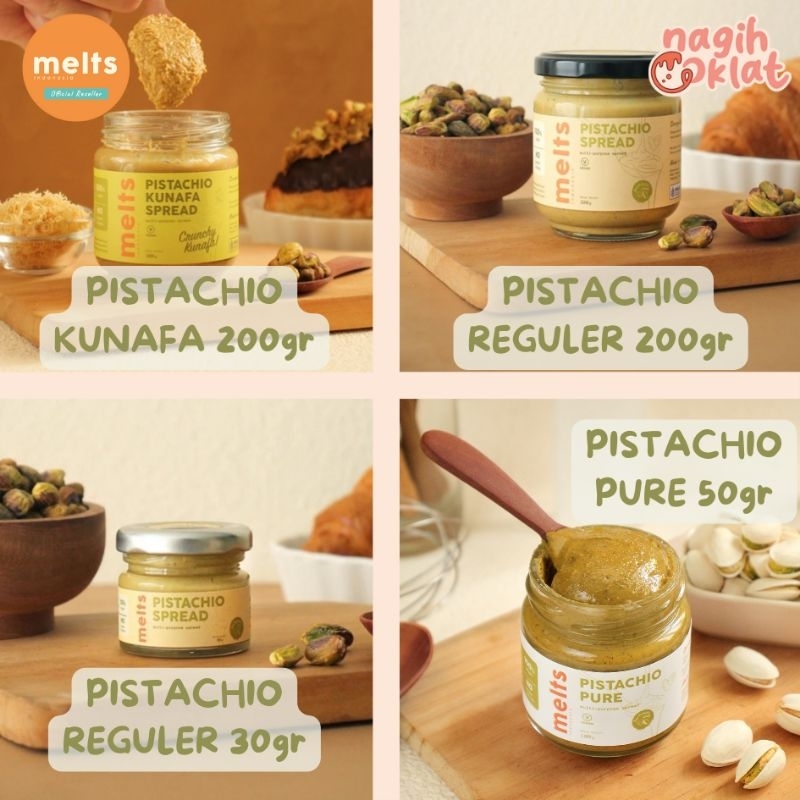 Jual [PRE-ORDER] MELTS Pistachio Kunafa Spread - Pistachio Reguler ...