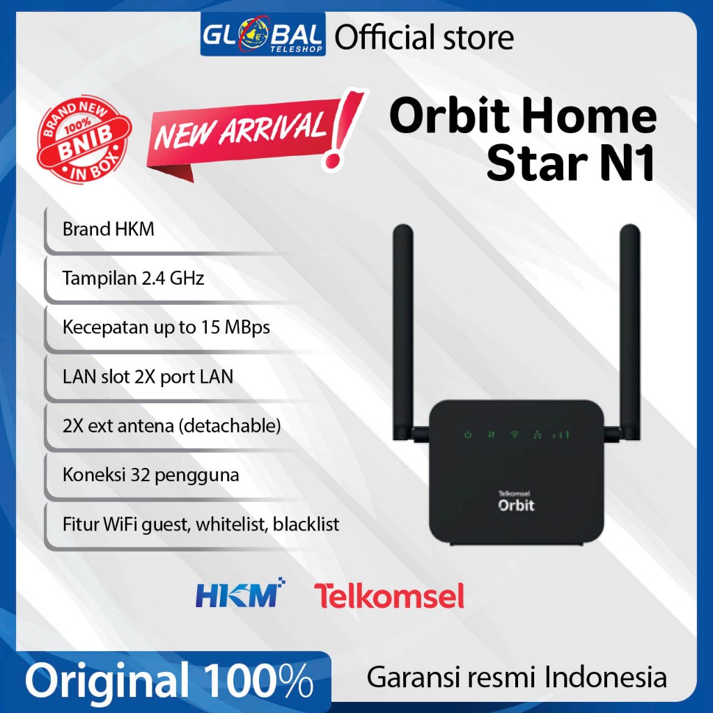 Jual Telkomsel Orbit Star N1 Star H2 Star G1 Modem Wifi 4G High Speed ...