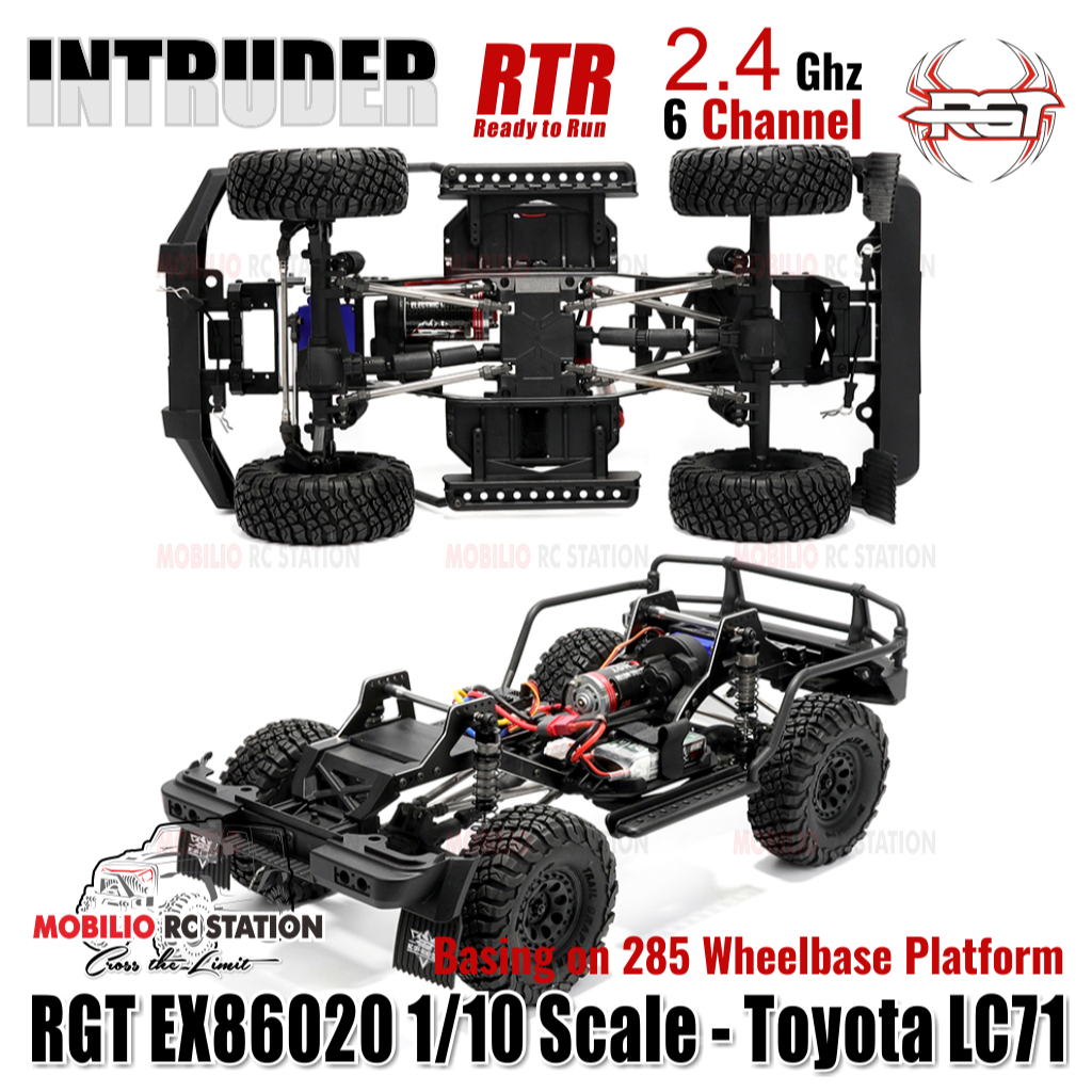 Jual RGT EX86020 Intruder Toyota LC71 RTR 1/10 Scale 2.4GHz 4WD RC Rock ...