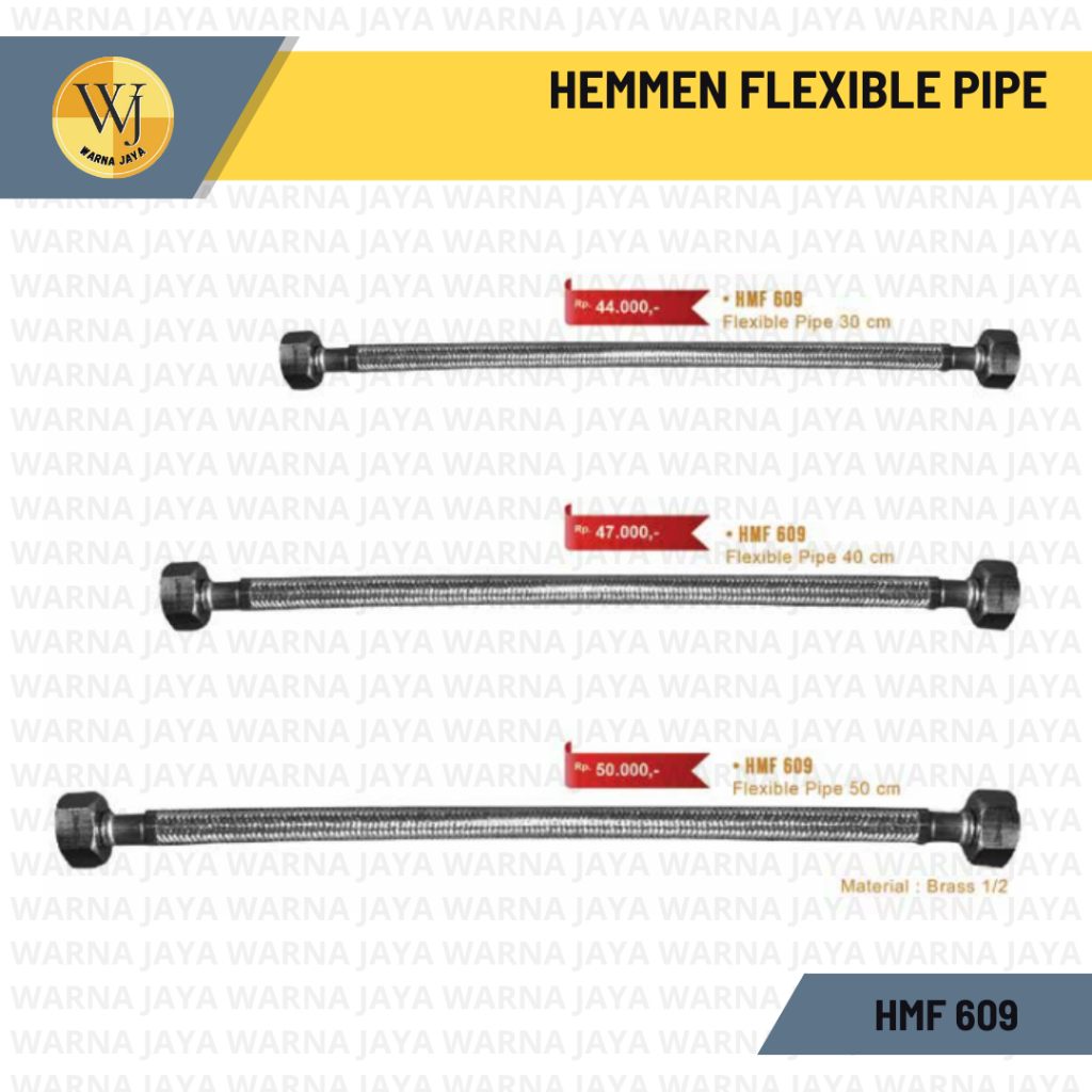 Jual Flexible Hose Hemmen / HMF 609 30 , 40 , 50 CM HEMMEN FLEXIBLE ...