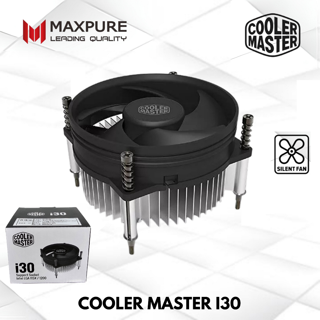 Jual COOLER MASTER i30 i50 FAN Processor Intel LGA 1150 1155 1156 1150 ...