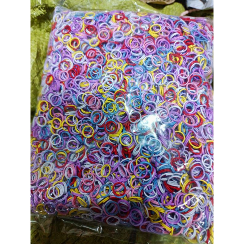 Jual Manik ring double 8mm mix warna isi sktr 1kg | Shopee Indonesia