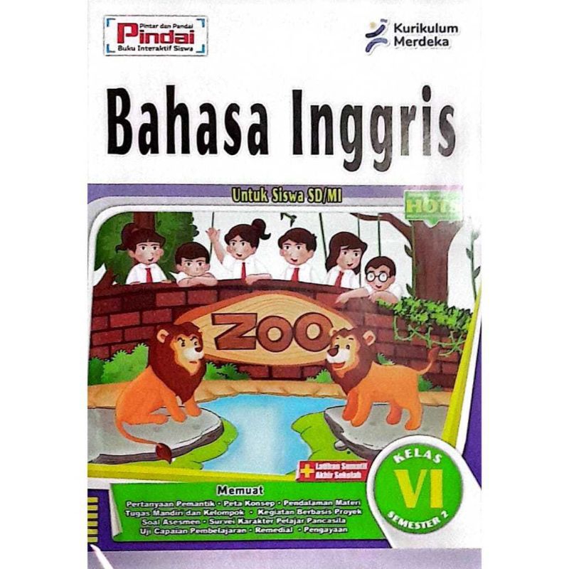 Jual LKS BAHASA INGGRIS PINDAI KELAS 1 2 3 4 5 6 SEMESTER 2 CETAKAN ...