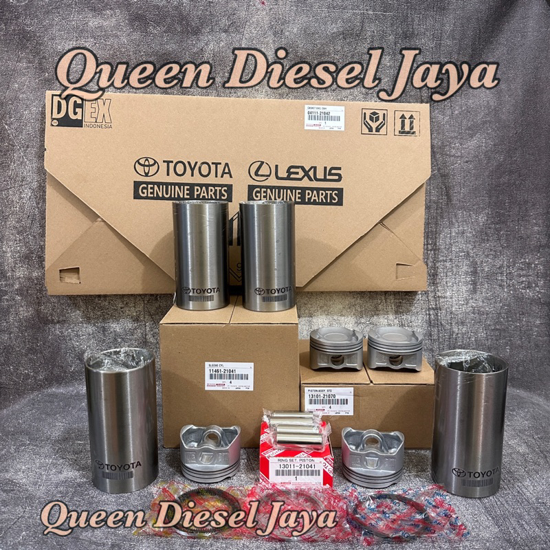 Jual Paket Overhaul / Liner Set / Liner Komplit / Liner + Piston + Ring ...